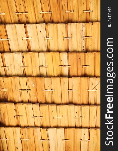 Bamboo weave screen