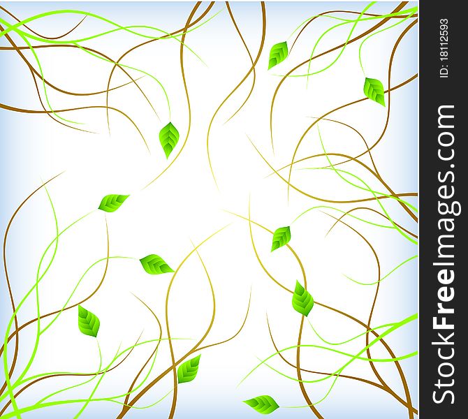 Light vegetative background from intertwining branches. Light vegetative background from intertwining branches.