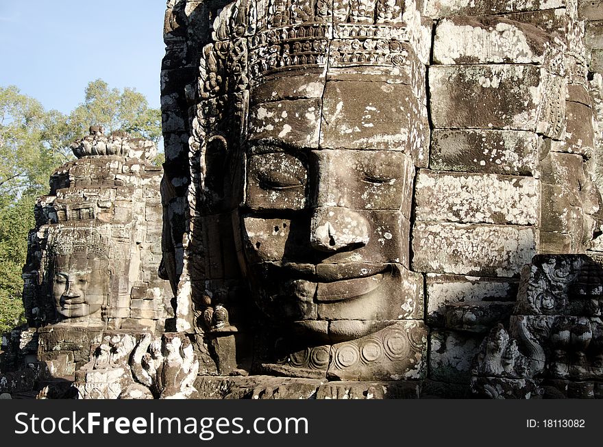 Bayon Face, Cambodia