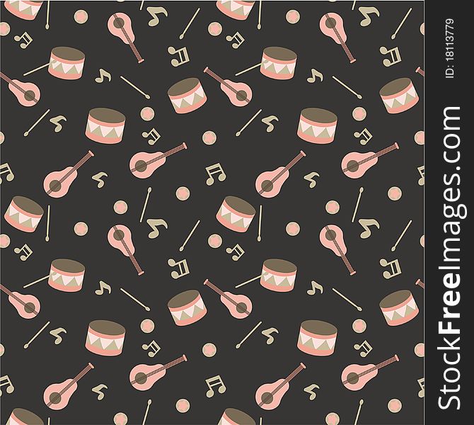 Seamless Music Pattern