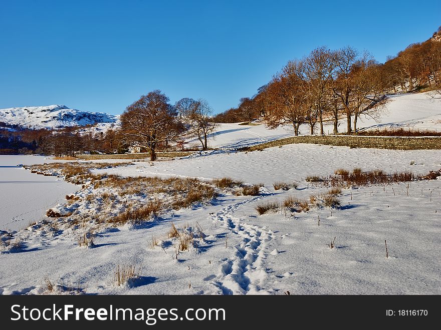 Winter Lake District Scene