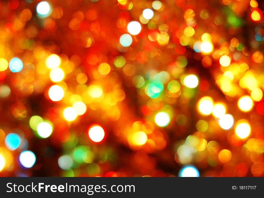 Abstract colorful background of sparkling lights