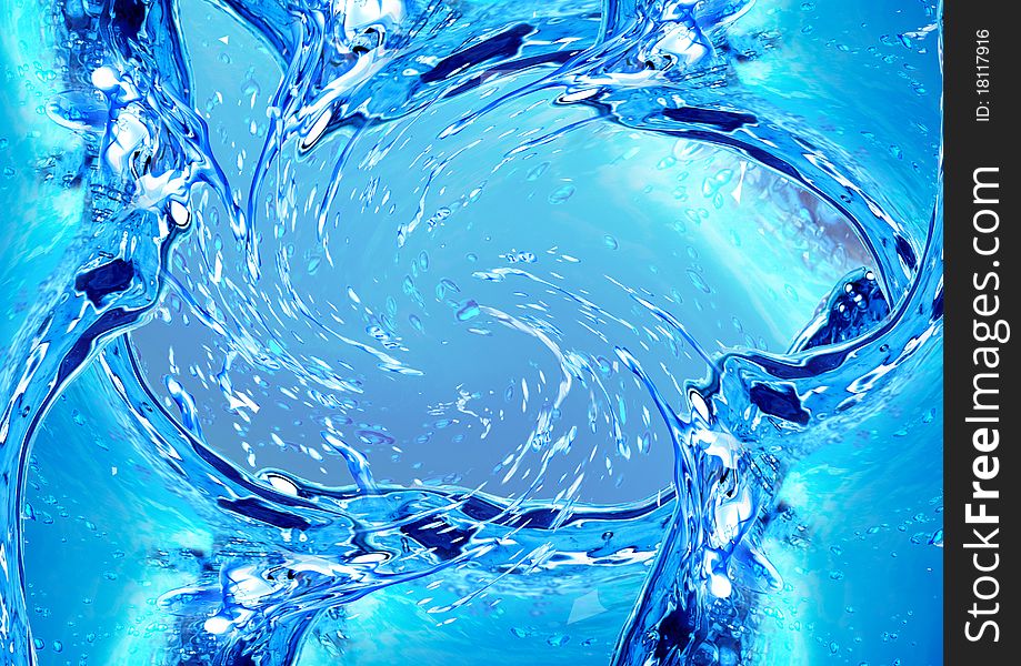 Water splash as a beautiful abstract background. Water splash as a beautiful abstract background