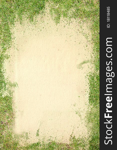 Close-up image of  green grass with space for your text