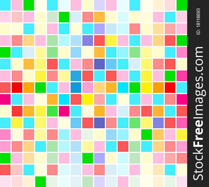 Rainbow Colors Are Random Scattered