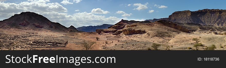 The shot was taken in the National geological park Timna, Israel. The shot was taken in the National geological park Timna, Israel