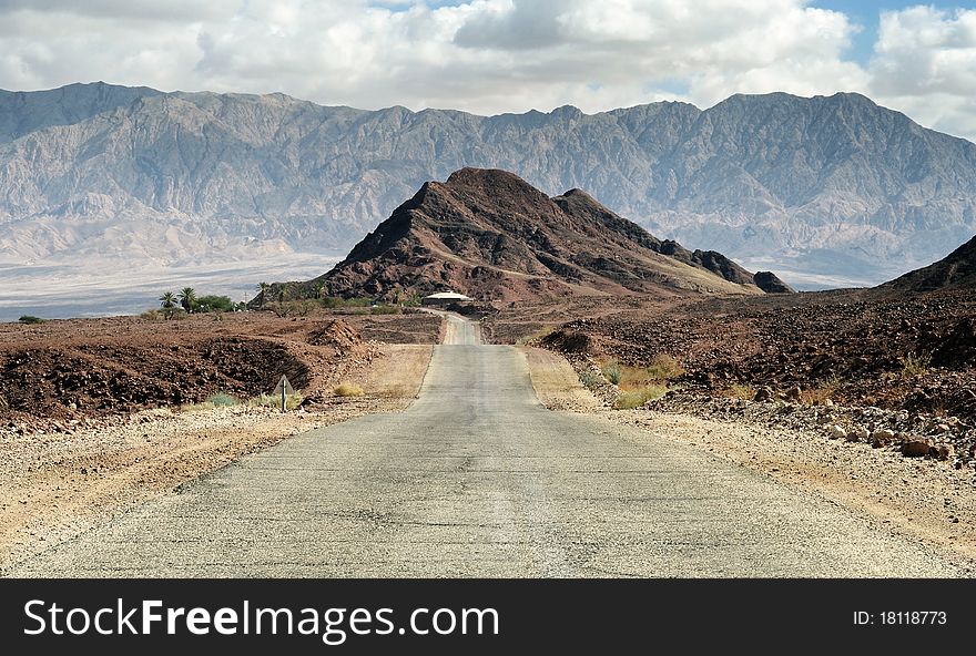 Road in Timna park, Israel