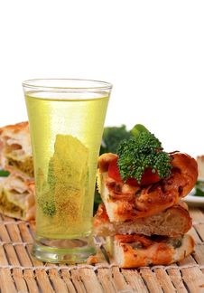 Pizza And Drink Royalty Free Stock Images Pizza And Drink Royalty Free Stock Images