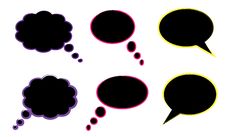 Speech Bubbles Royalty Free Stock Photos
