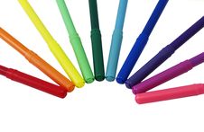 Felt-tip Pens Royalty Free Stock Images Felt-tip Pens Royalty Free Stock Images
