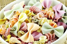 Colorful Vegetable Pasta Stock Photography Colorful Vegetable Pasta Stock Photography