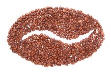 Coffee Bean Made Of Coffee Royalty Free Stock Image Coffee Bean Made Of Coffee Royalty Free Stock Image