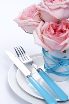 Romantic Table Setting Stock Photos Romantic Table Setting Stock Photos