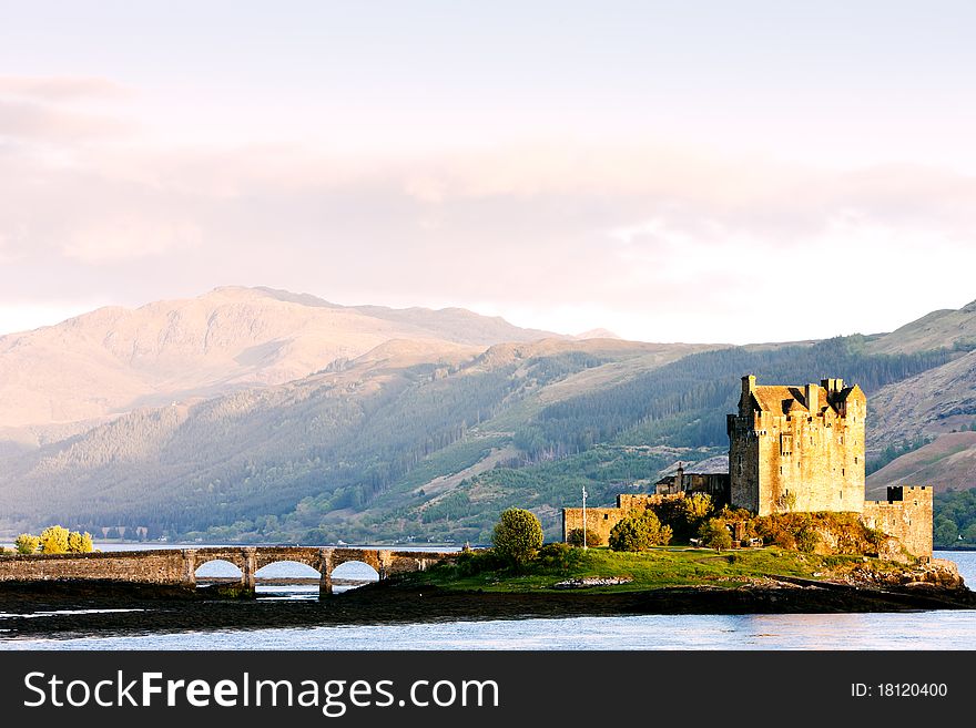 Eilean Donan Castle at Loch Duich, Scotland