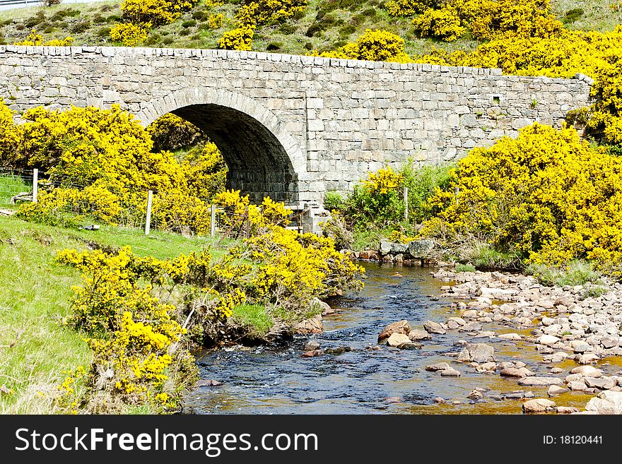 Bridge near Armadale Bay, Highlands, Scotland. Bridge near Armadale Bay, Highlands, Scotland