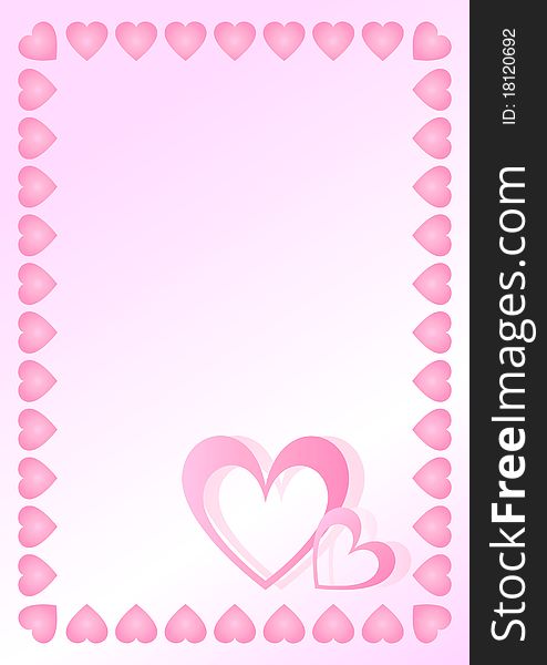 Vector illustration: pink background for valentines day. Vector illustration: pink background for valentines day