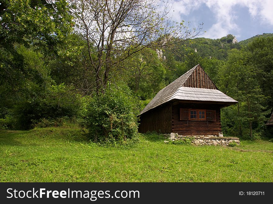 Traditional Slovakian Timber House