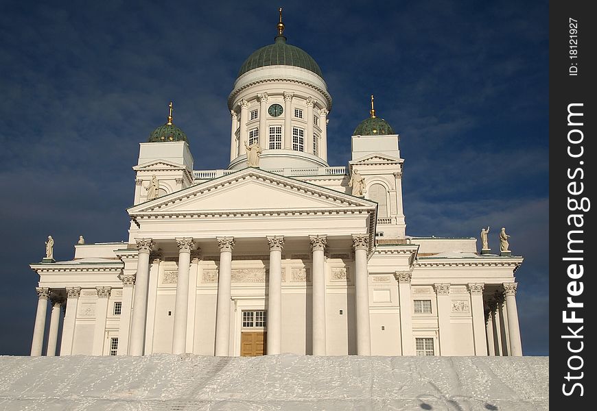 The Helsinki Cathedral in Winter