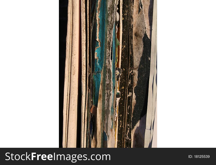 Colorful abstract background, layers of paper