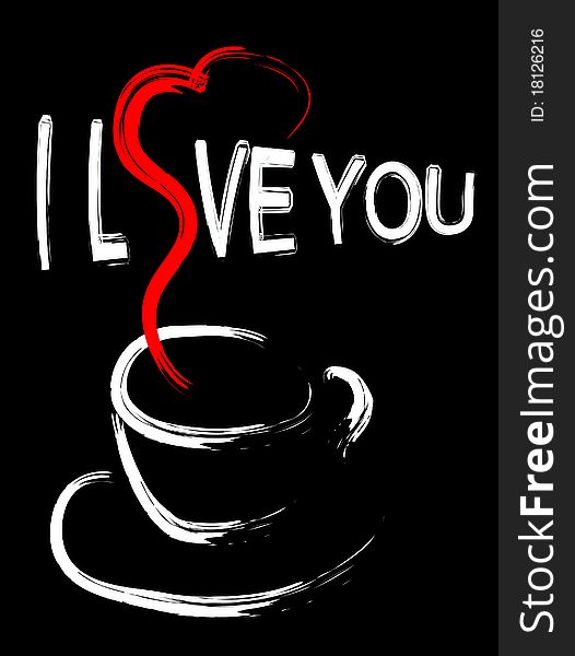 Ð¡up Of Coffee For Valentine S Day