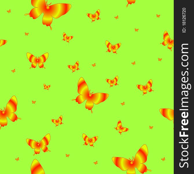 Abstract seamless wallpaper pattern butterflies