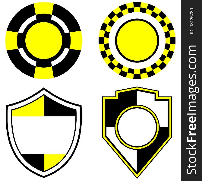 Design of taxi signs and emblems