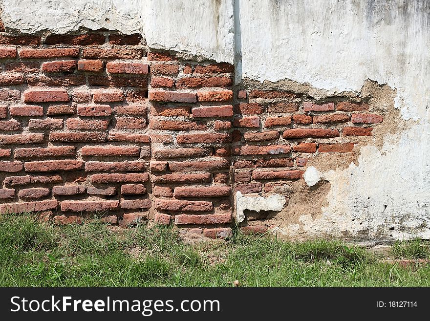 Old wall brick texture and background