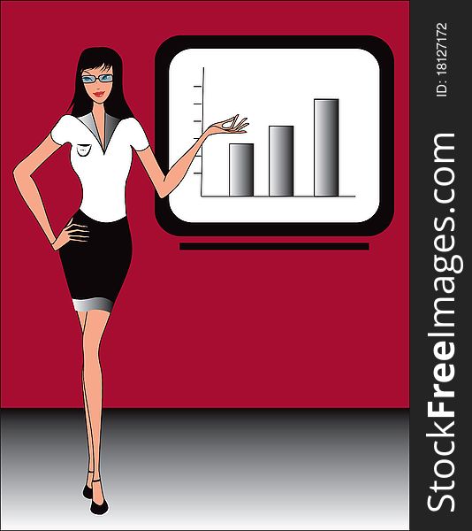 Business office people  Illustration time working teamwork contract helpdesk world traveling travel women reception secretary desk chart presentation. Business office people  Illustration time working teamwork contract helpdesk world traveling travel women reception secretary desk chart presentation