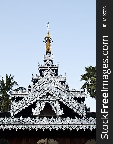 Roof of a old temple