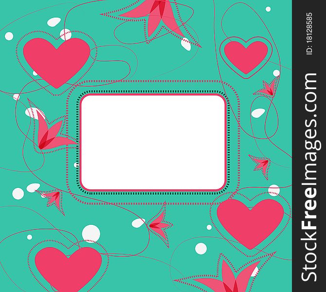 Abstract  Valentine Background