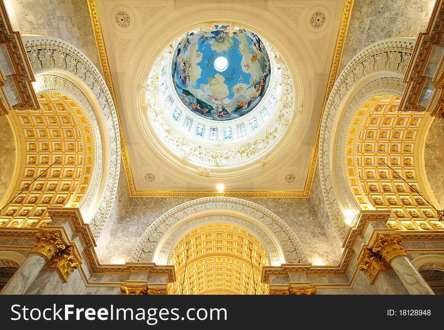 Inside of Church in Thailand