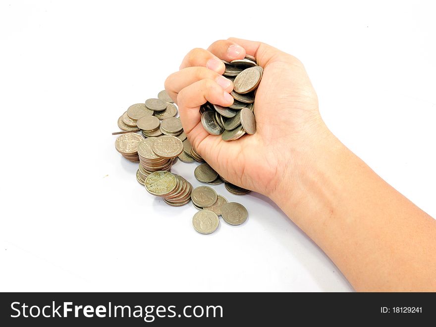 Hand With Coins