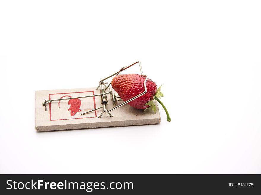 Strawberry in the mousetrap