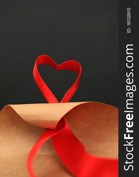 Emotional heart design crafted Valentine's Day