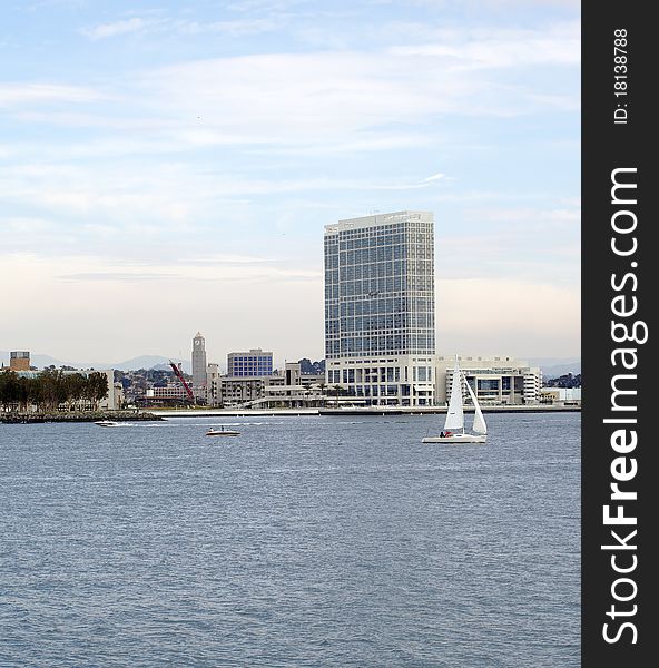 One of the big hotel on the waterfront in San Diego California. One of the big hotel on the waterfront in San Diego California.