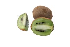 Fresh Tasty Kiwi In White Stock Image Fresh Tasty Kiwi In White Stock Image