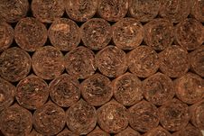 Hand Rolled Cuban Cigars Royalty Free Stock Photos