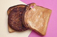 Black Bean Burger Vegetarian Vegan Sandwich Royalty Free Stock Photos Black Bean Burger Vegetarian Vegan Sandwich Royalty Free Stock Photos