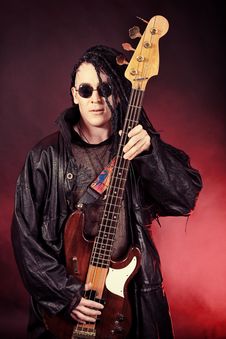 Guitarist Rock Stock Photography