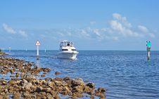 Boat In Navigation Chanel Stock Photos Boat In Navigation Chanel Stock Photos