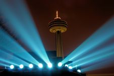 Niagara Skylon Tower At Night Royalty Free Stock Image Niagara Skylon Tower At Night Royalty Free Stock Image