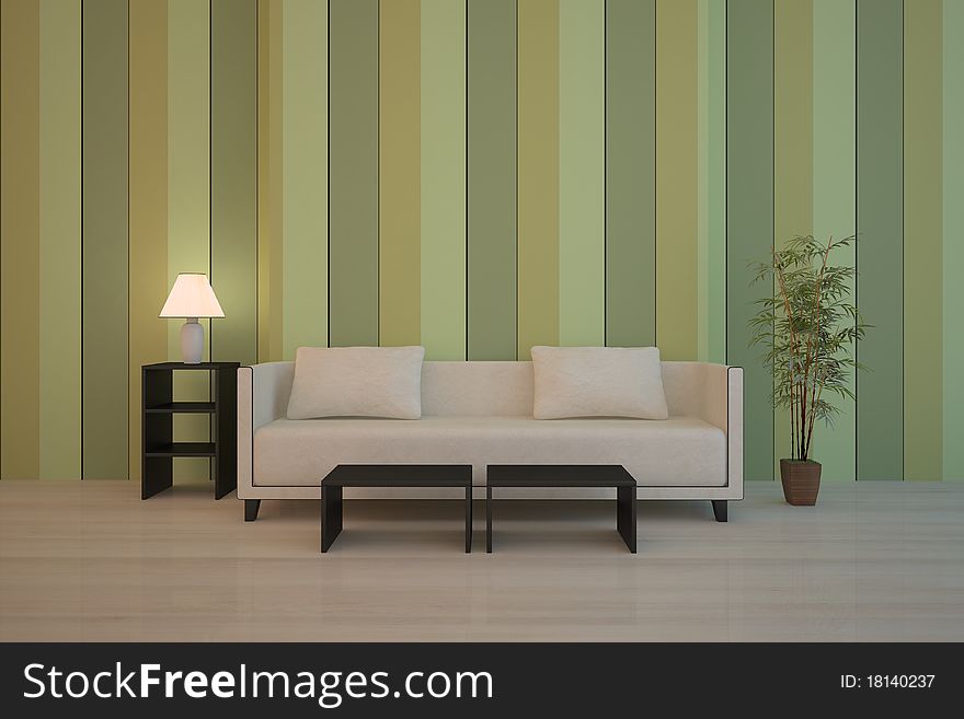 Green interior composition