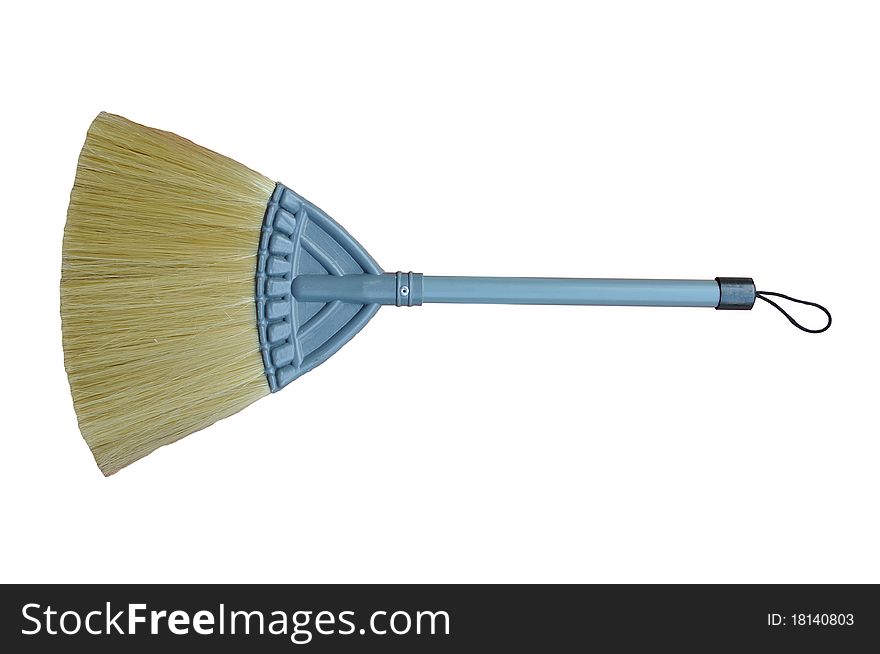 Broom isolated on white