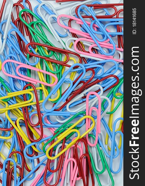 Assorted Colored Paper Clips