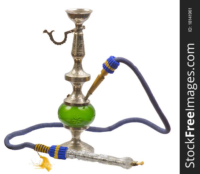 Hookah on a white background