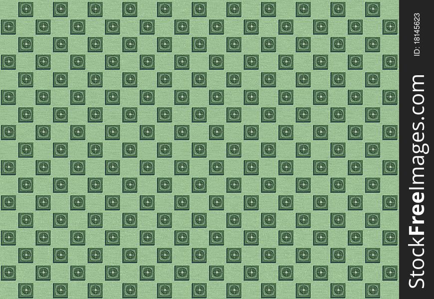 Light green background with green carved cubes. Light green background with green carved cubes