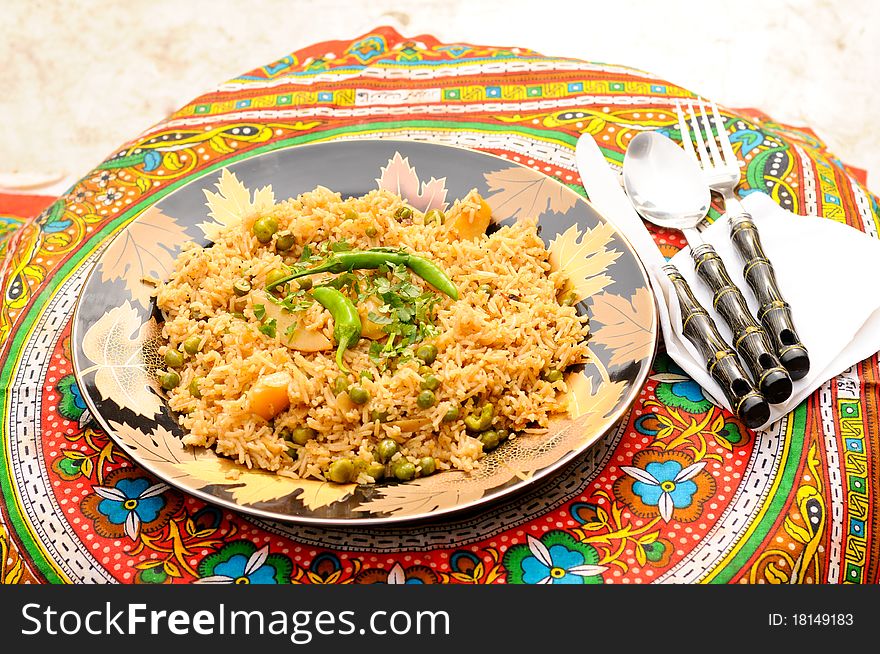 Brown Rice With Vegetables