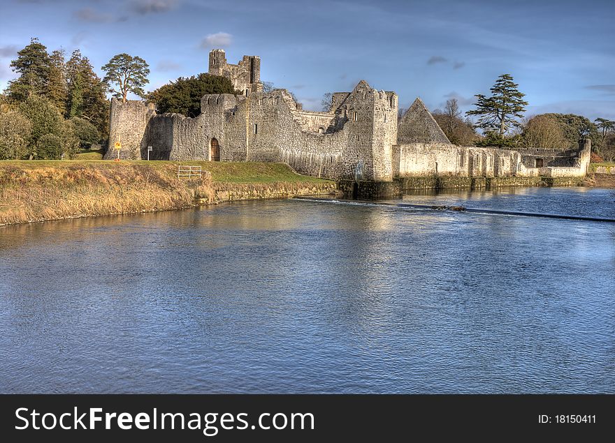 Ruins of castle in Adare - HDR photo. Ruins of castle in Adare - HDR photo.