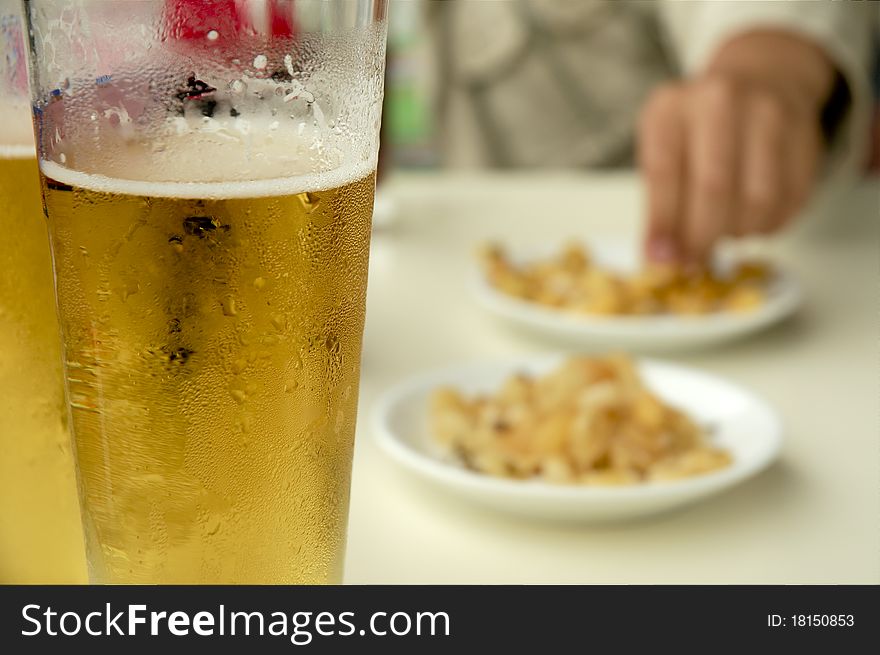 Beer And Lupin Beans