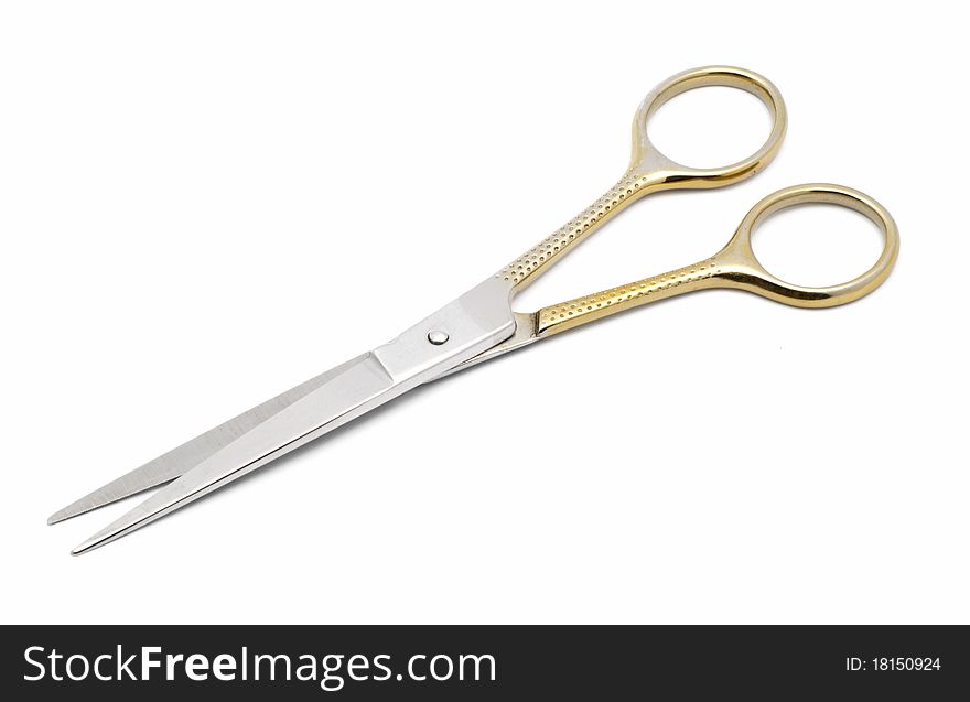 New scissors isolated on white